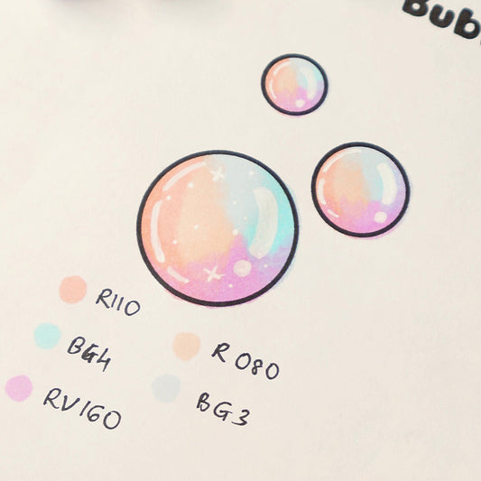 How to Color Dreamy Pastel Bubbles: A Step-by-Step Tutorial