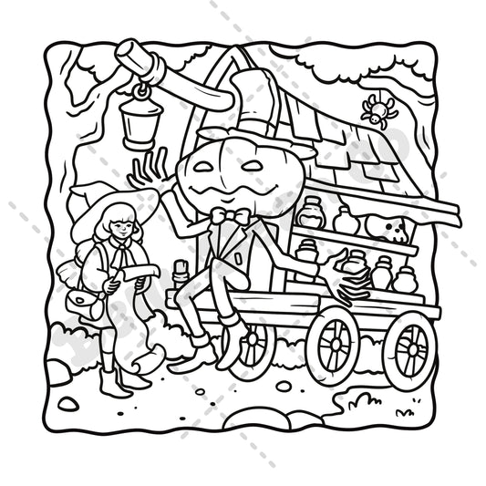 Cozy Witch by Belly Bean Co. (French version with premium paper)