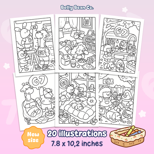 Six Seven Coloring Book