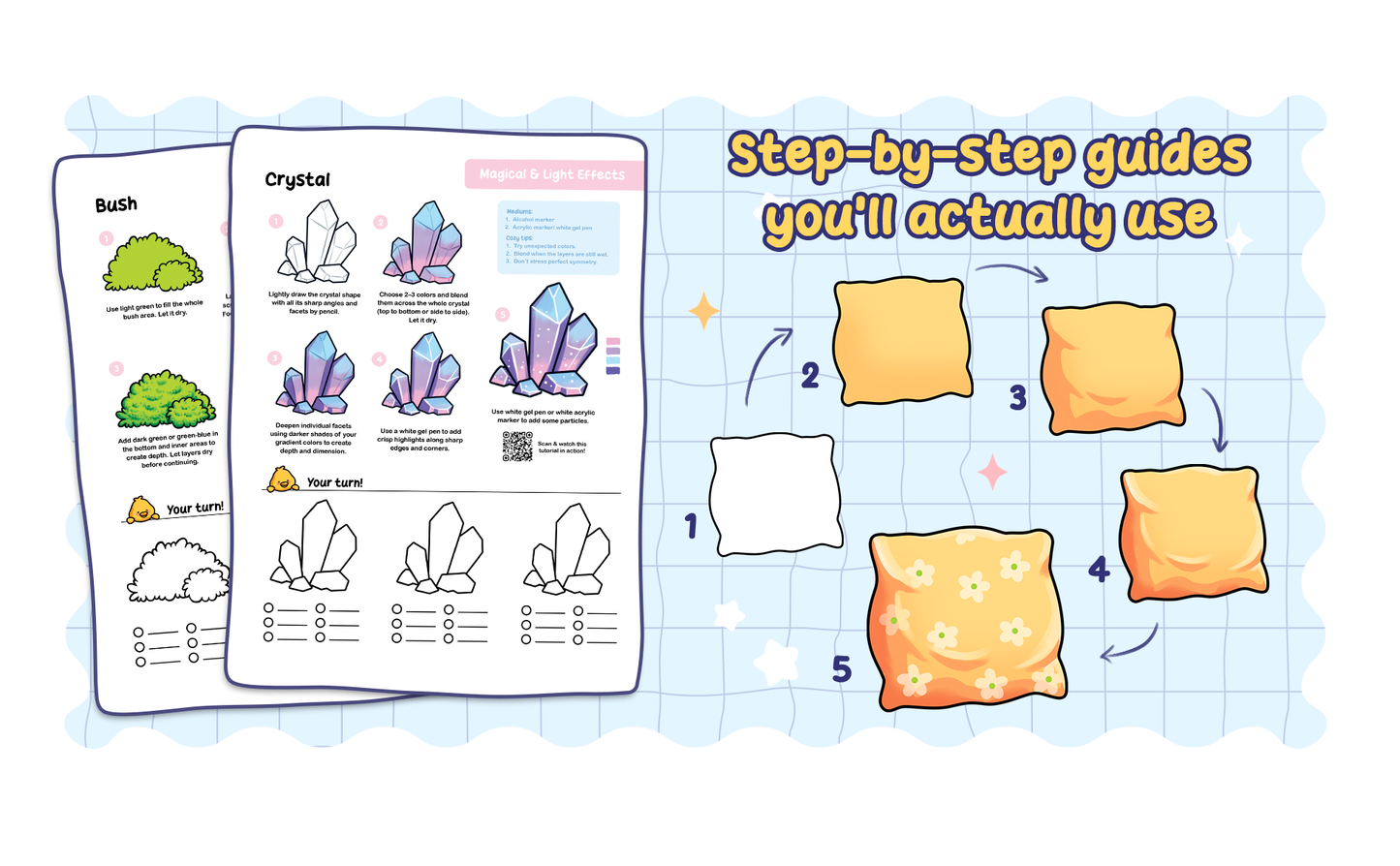 How to color cute things