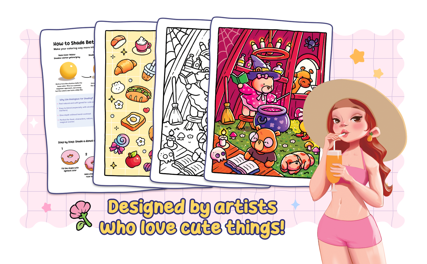 How to color cute things