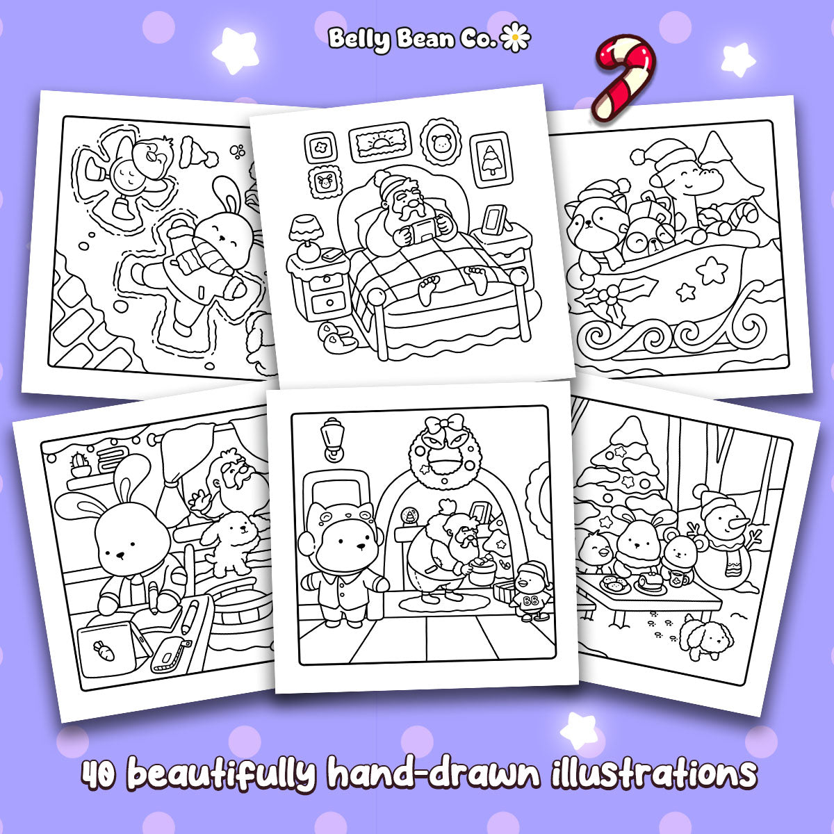 Christmas Tales Coloring Book