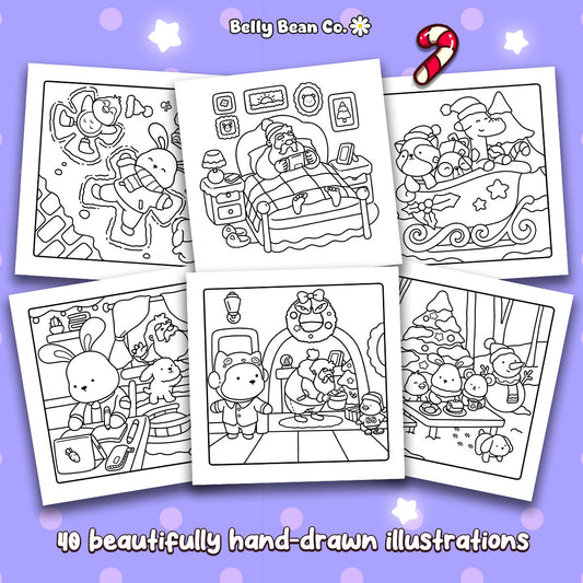 Christmas Tales Coloring Book