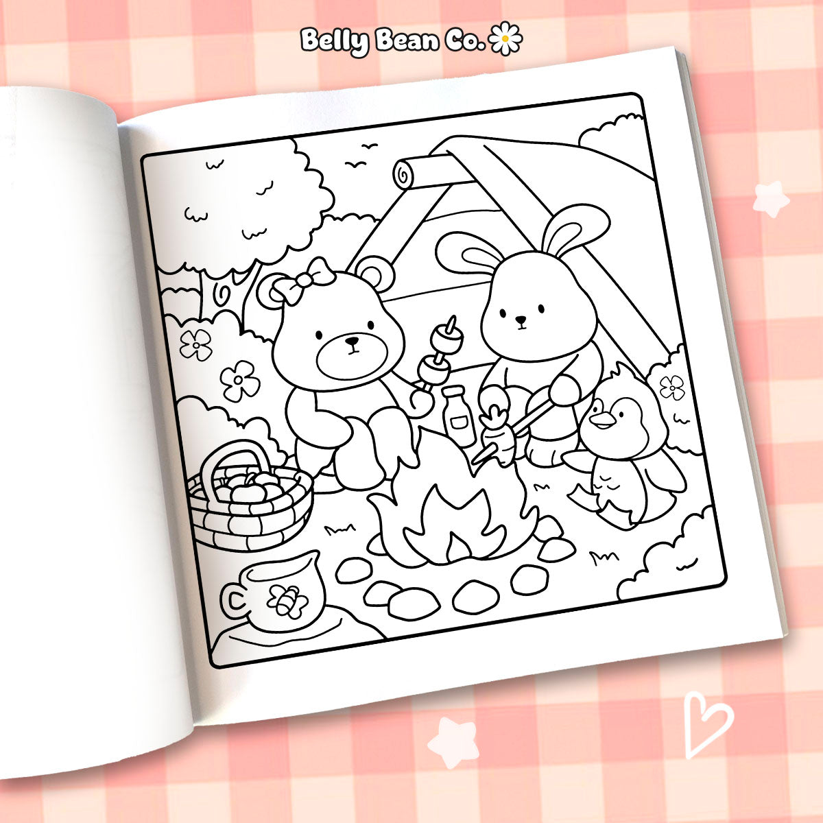 Belly Bean Tales Coloring Book