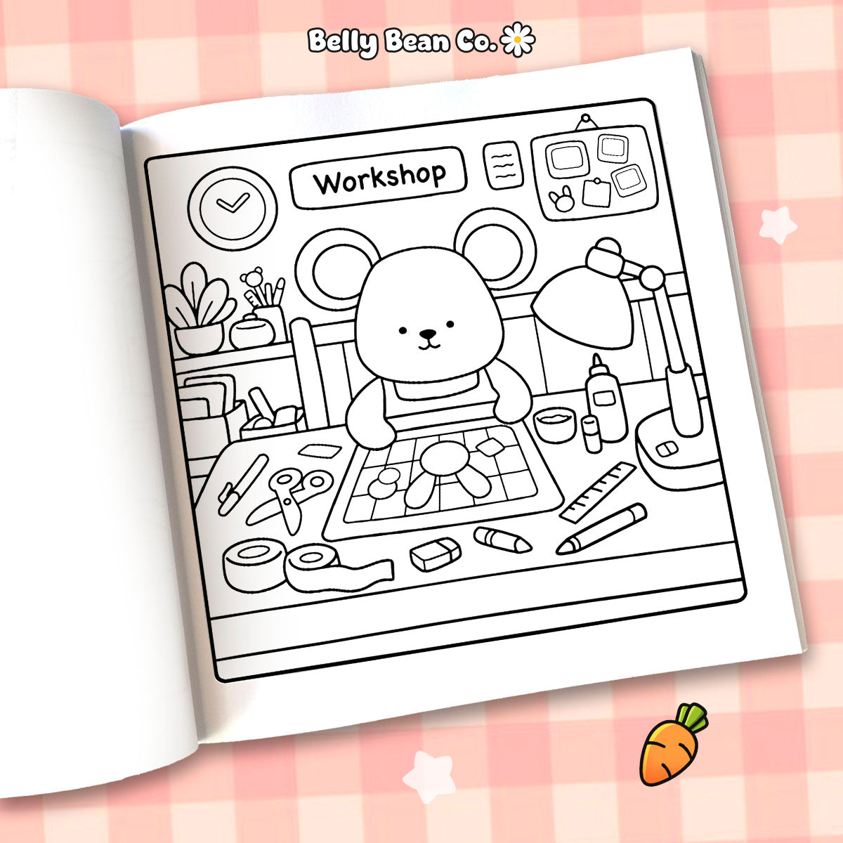 Belly Bean Tales Coloring Book