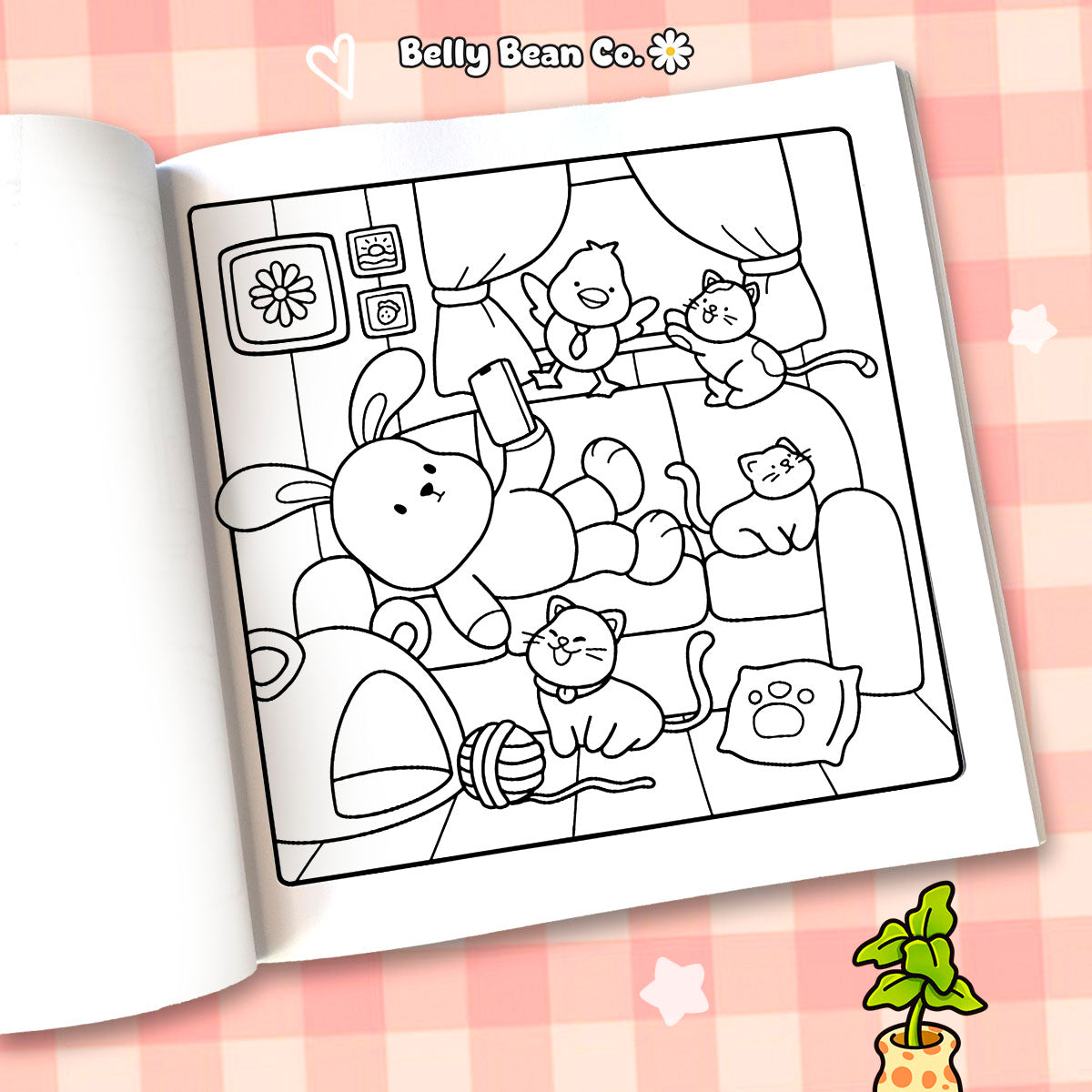 Belly Bean Tales Coloring Book