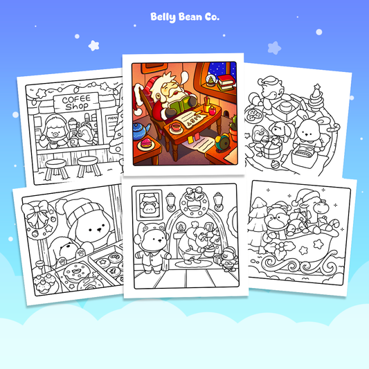Christmas Tales Coloring Book
