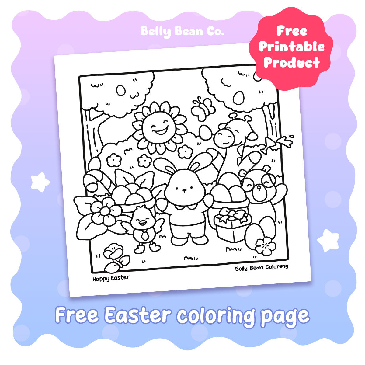 Easter Coloring Page