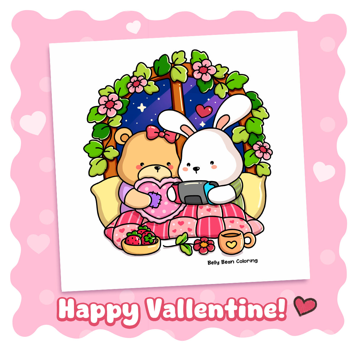 Valentine Coloring Page