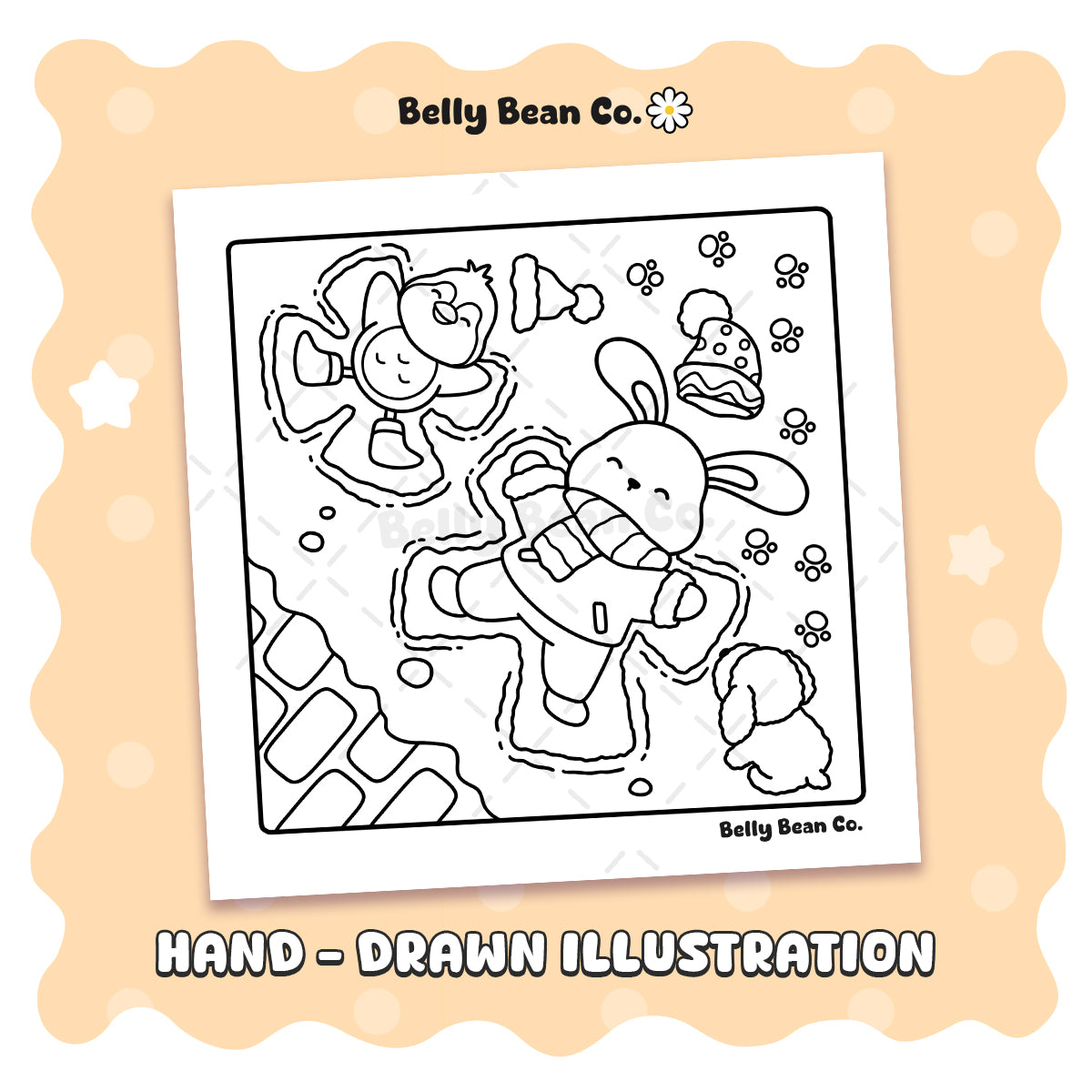 Printable Christmas Tales Coloring Pages (Pack of 4)