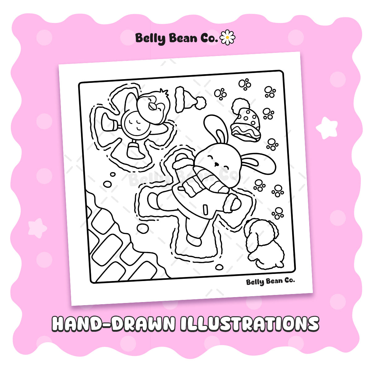 Printable Christmas Tales Coloring Page (Pack of 8)