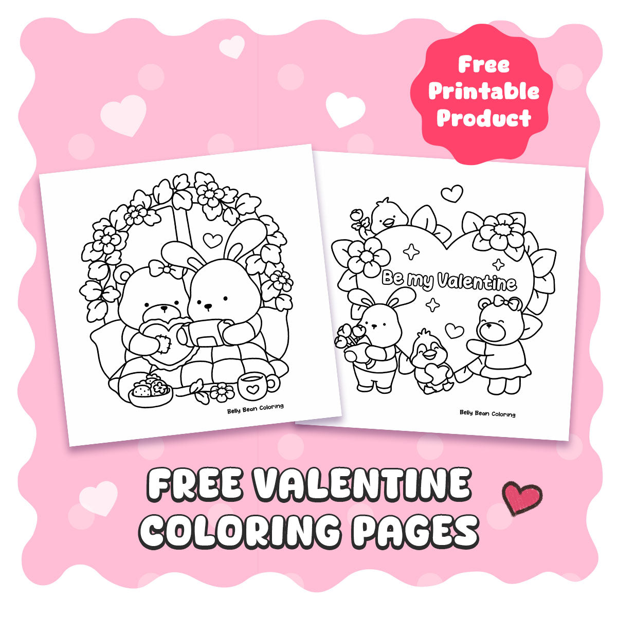 Valentine Coloring Page