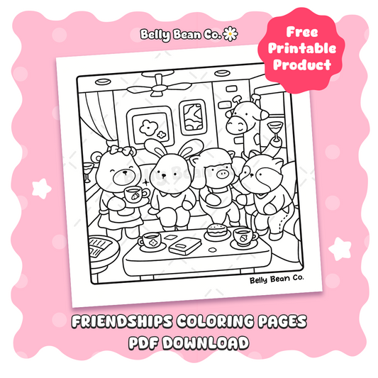 Friendships Coloring Page