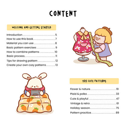 100+ Cute Patterns for Cozy Coloring & Inspiration