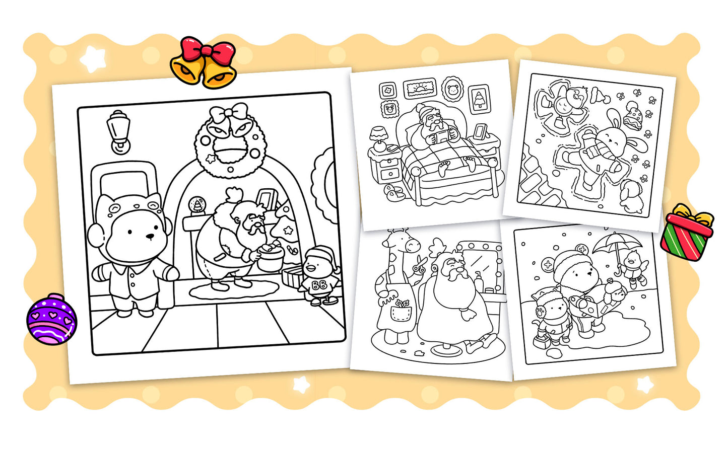 Christmas Tales Coloring Book