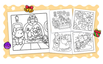 Christmas Tales Coloring Book