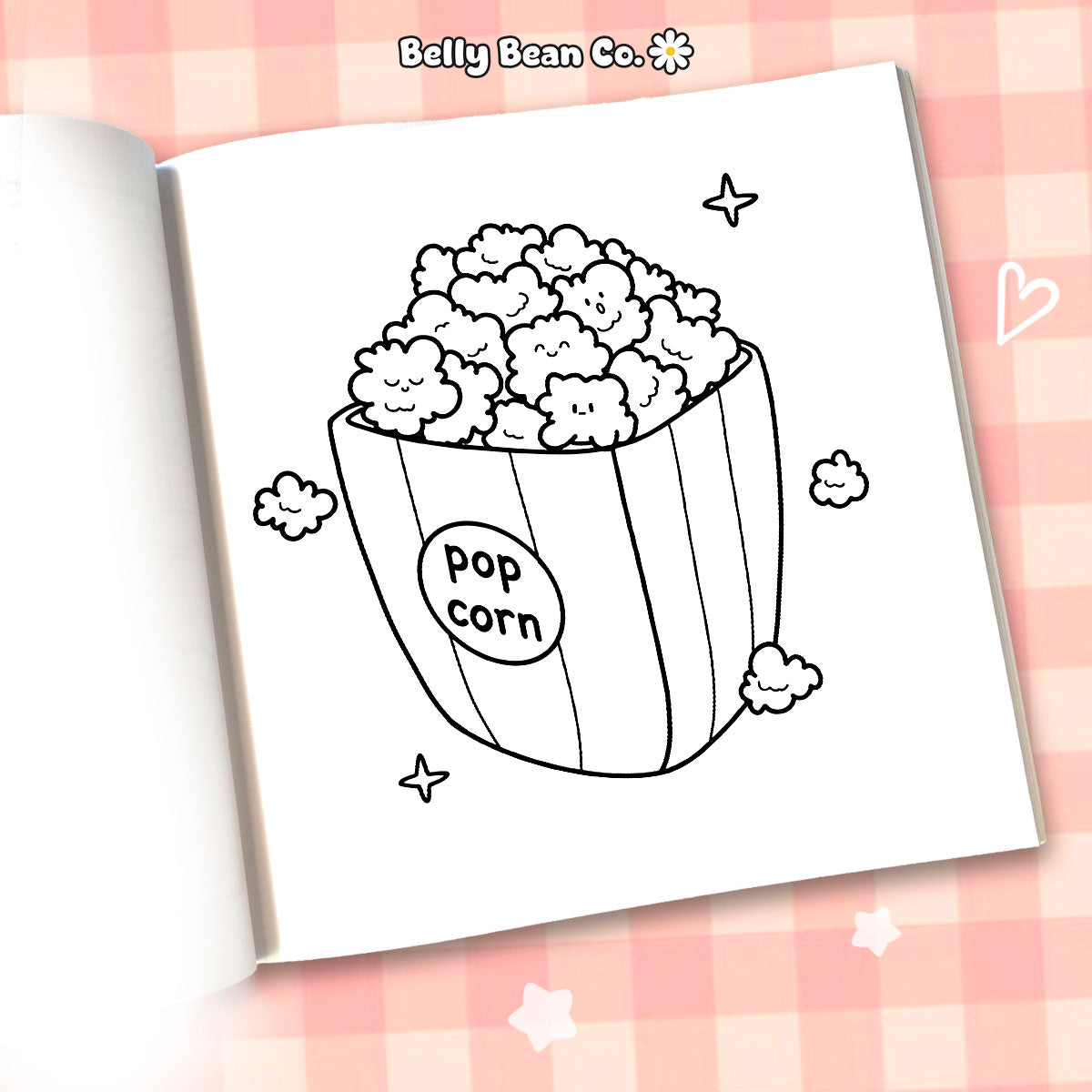 Cute Food & Drink Coloring Book