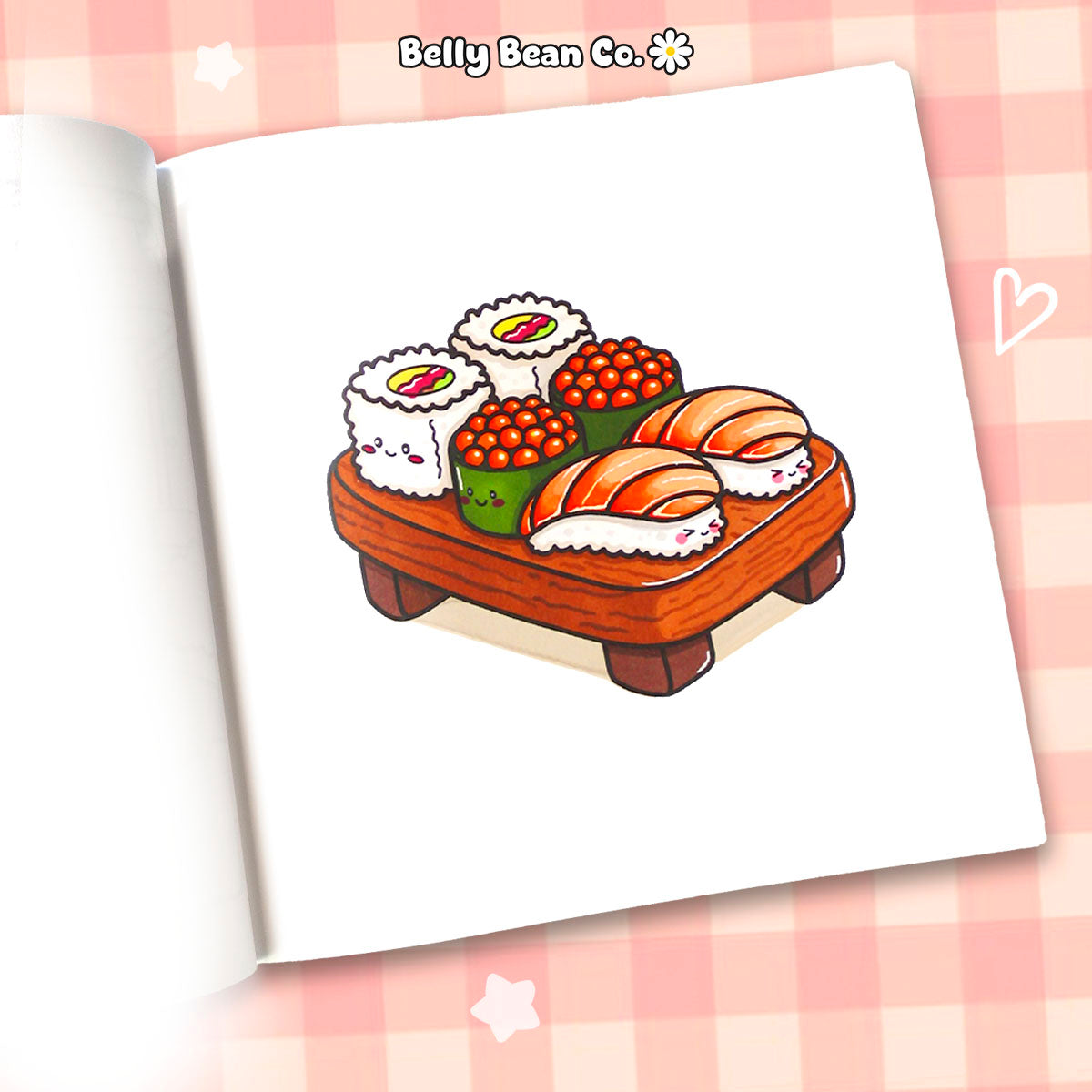 Cute Food & Drink Coloring Book