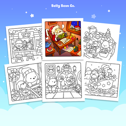 Christmas Tales Coloring Book