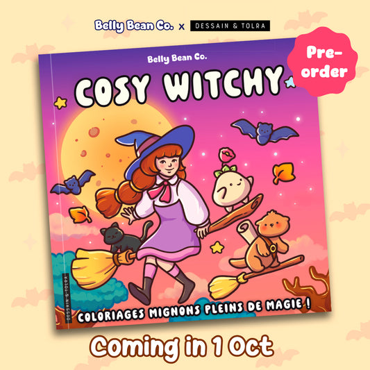 Pre-order: Cozy Witch by Belly Bean Co. (French version)