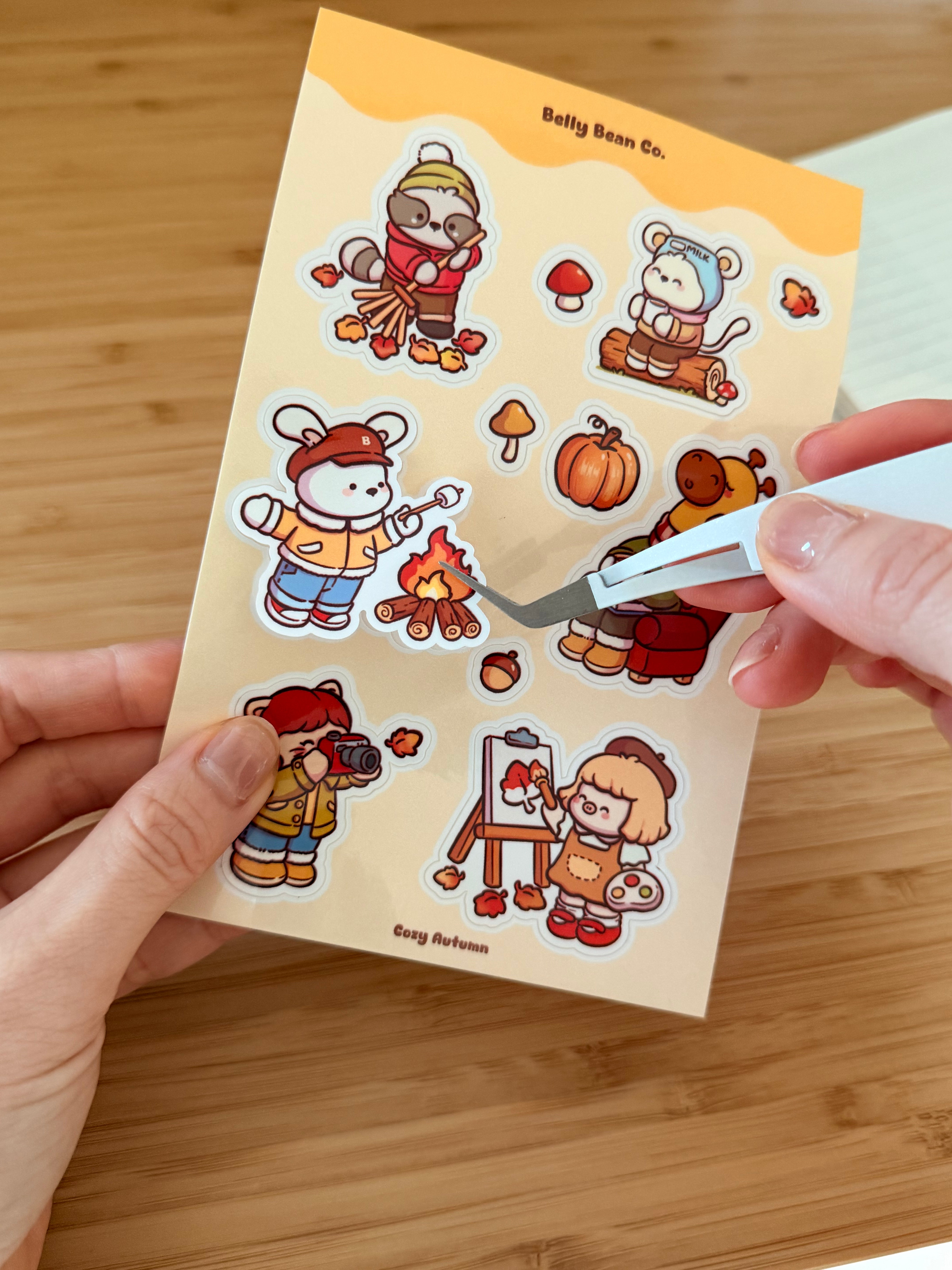 Cozy Autumn Sticker Sheet