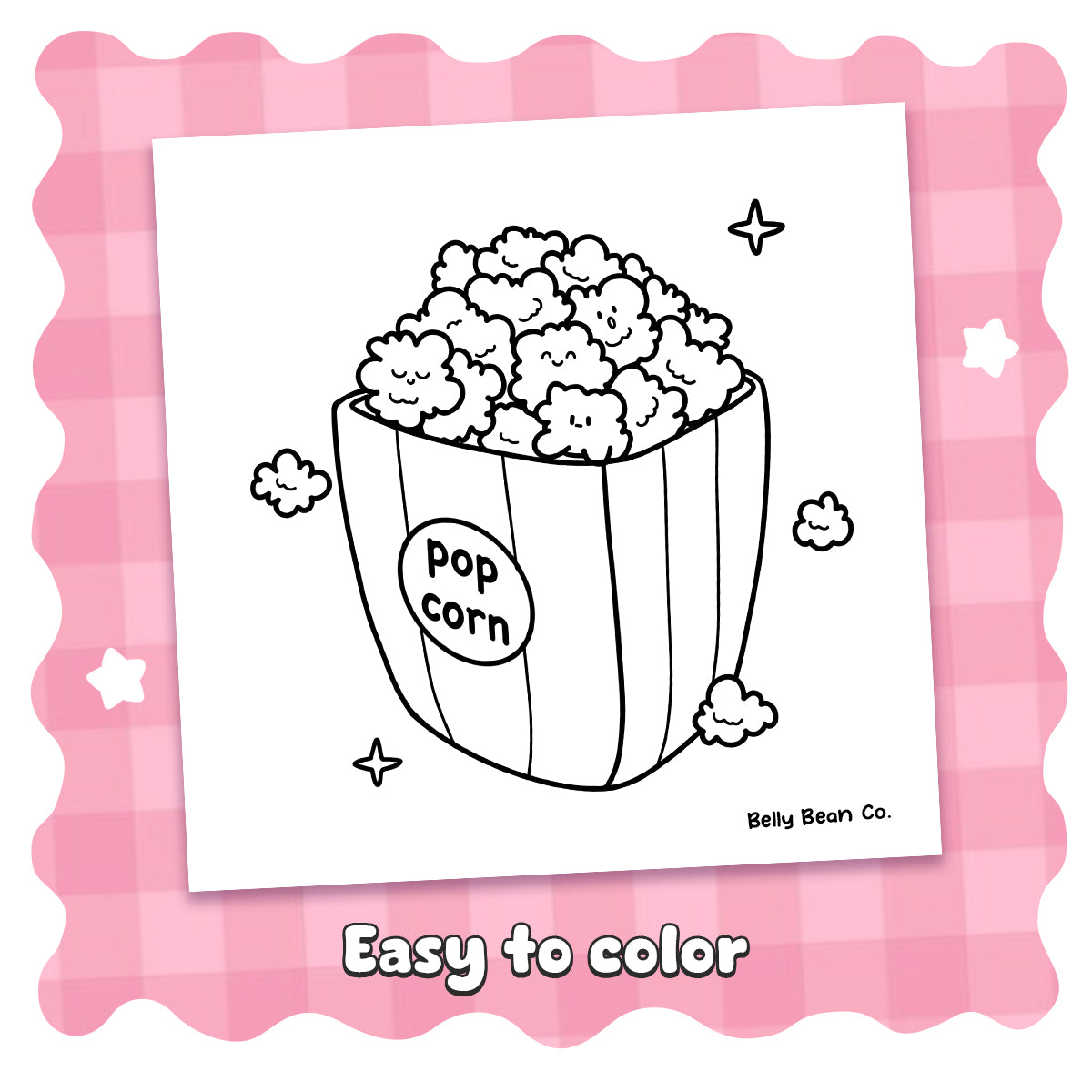 Printable Cute Food & Drinks Coloring Pages (Pack of 8)