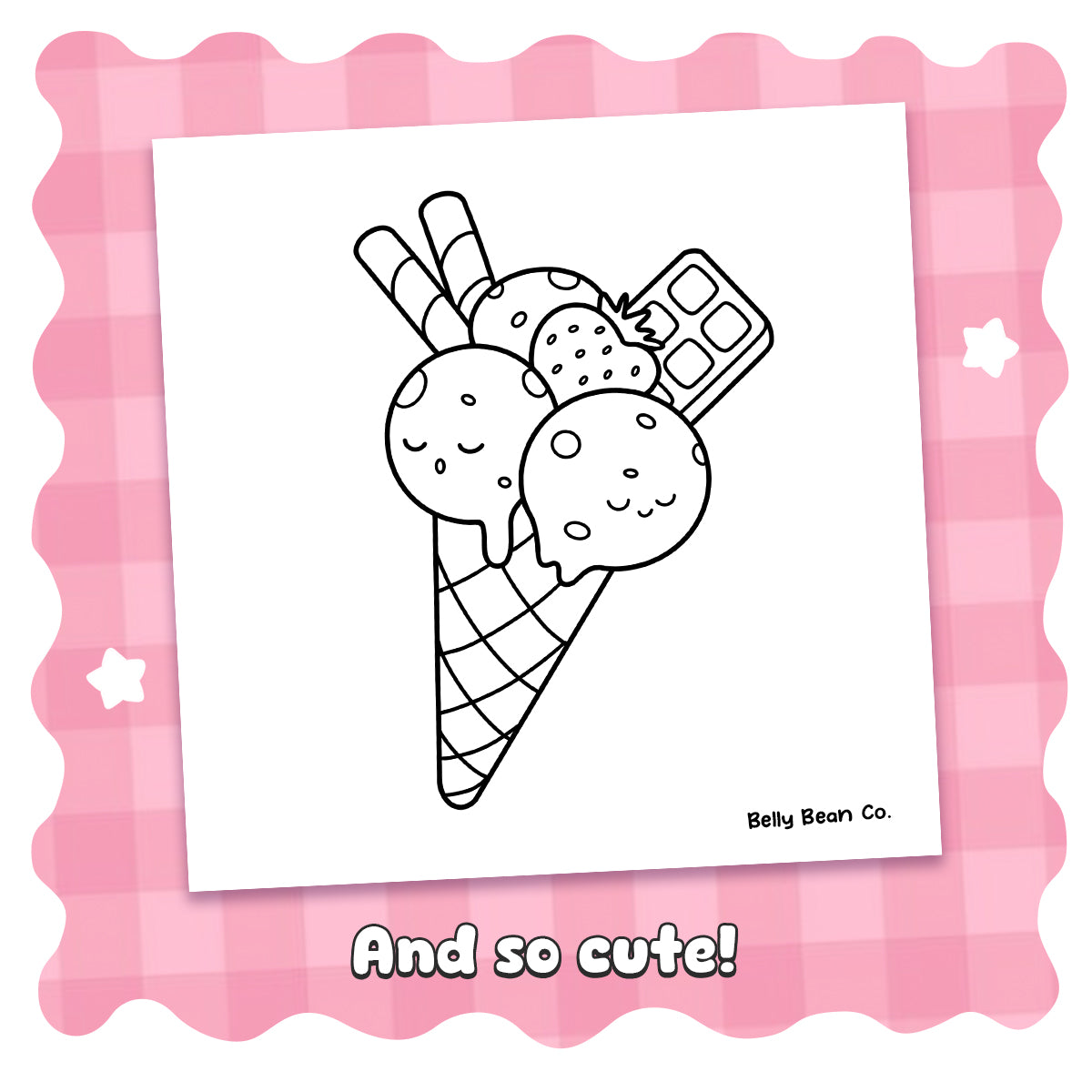 Printable Cute Food & Drinks Coloring Pages (Pack of 8)