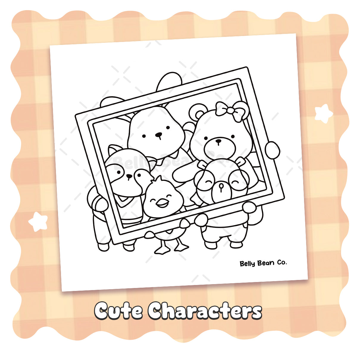 Friendships Coloring Page - Pack of 2