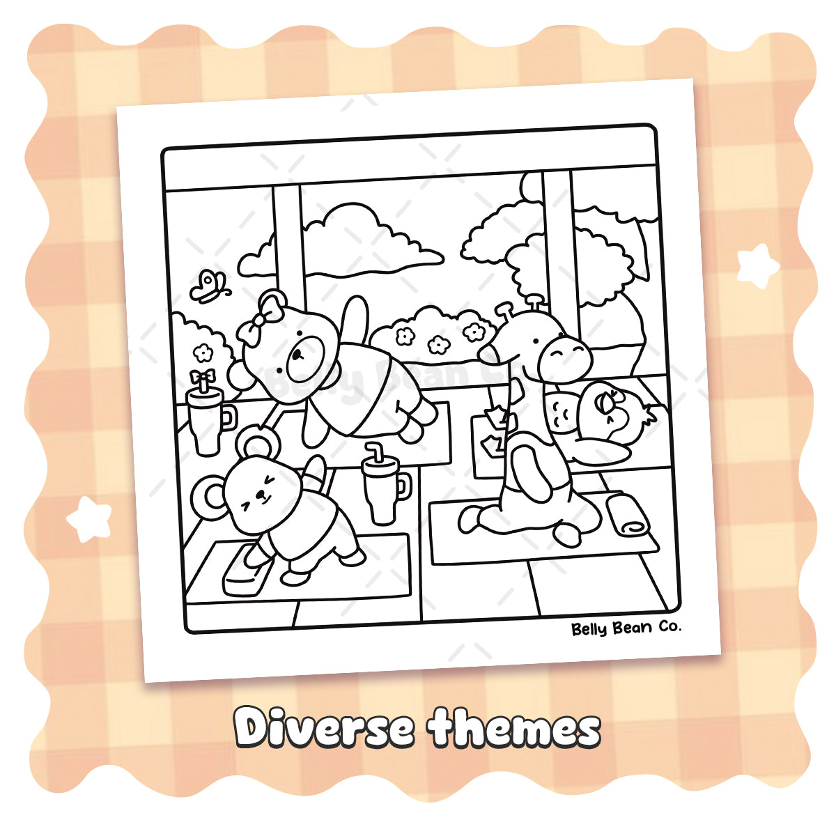 Friendships Coloring Page - Pack of 8