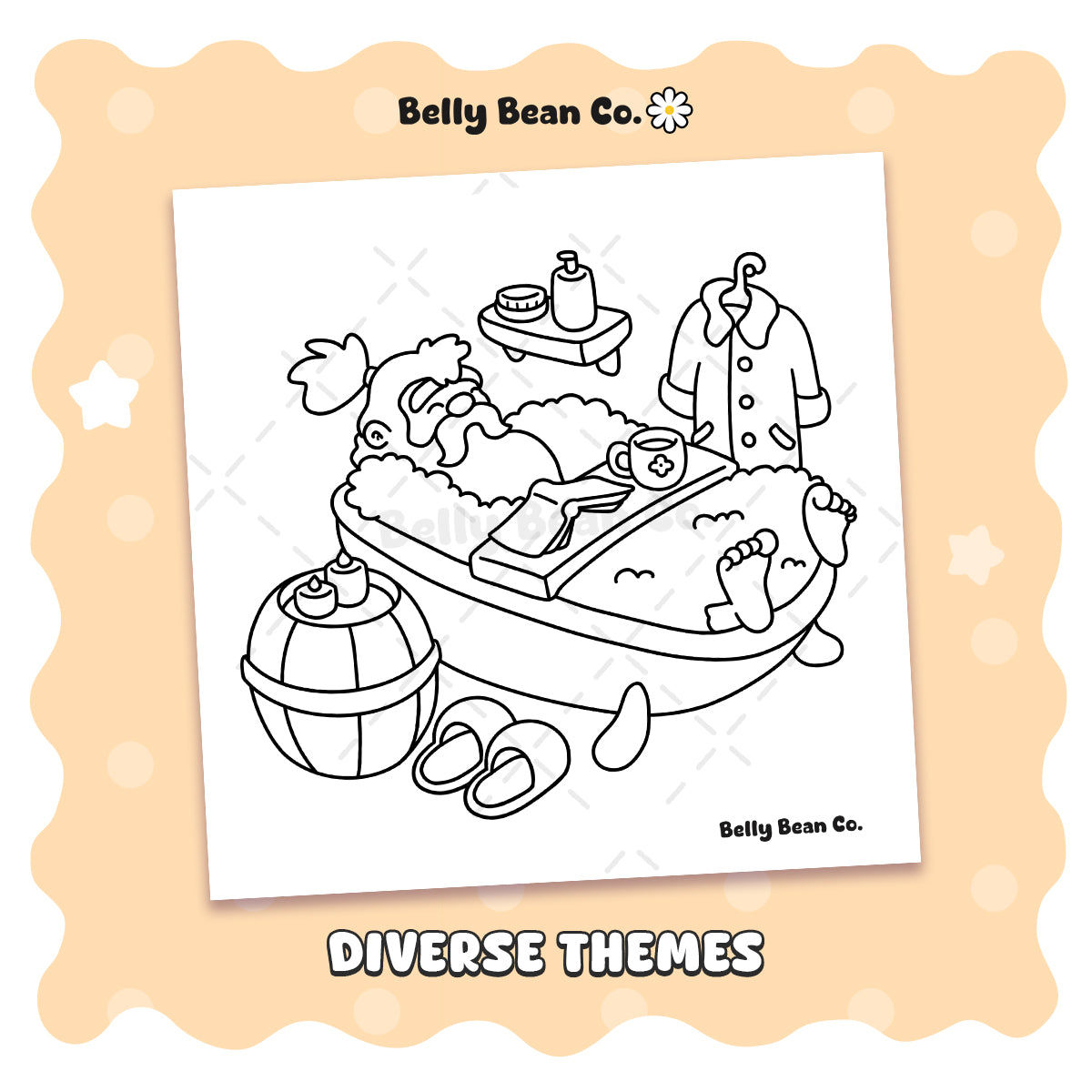 Printable Christmas Tales Coloring Pages (Pack of 4)