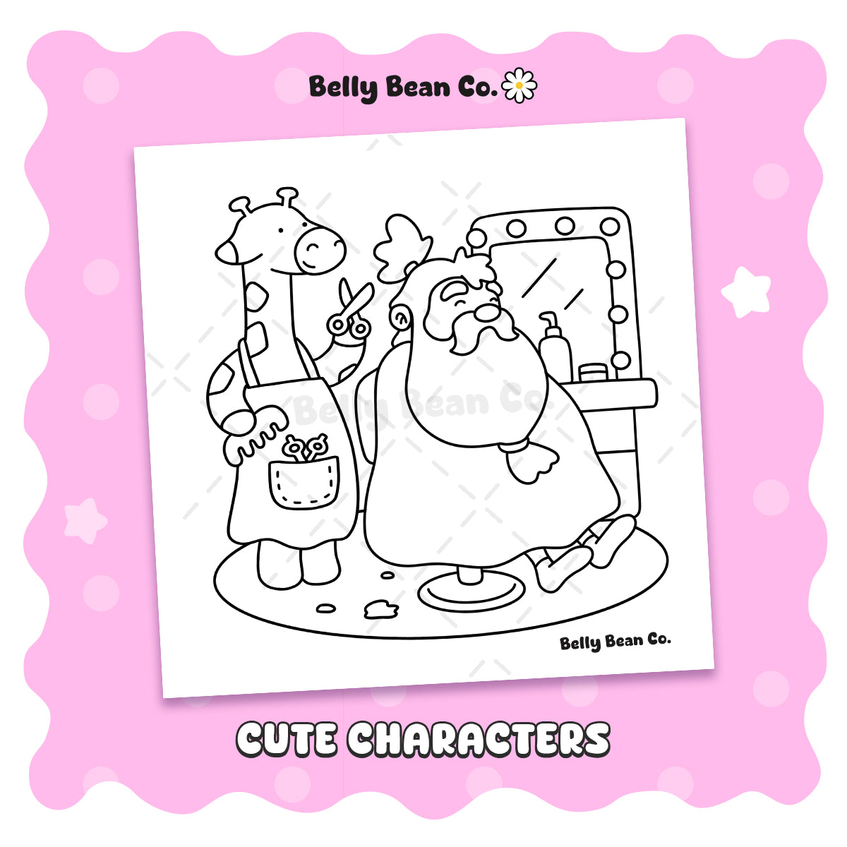 Printable Christmas Tales Coloring Page (Pack of 8)