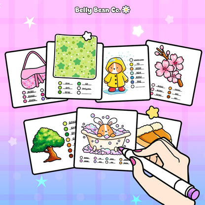 Coloring Practice Book: Master Blending, Shading & Patterns